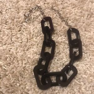 Fun, black, chunky necklace. Great for the office!
